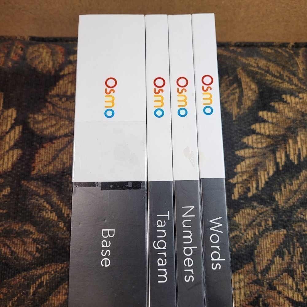 Osmo Learning Starter Kit For iPad - Base, Tangram, Words & Numbers- STEM